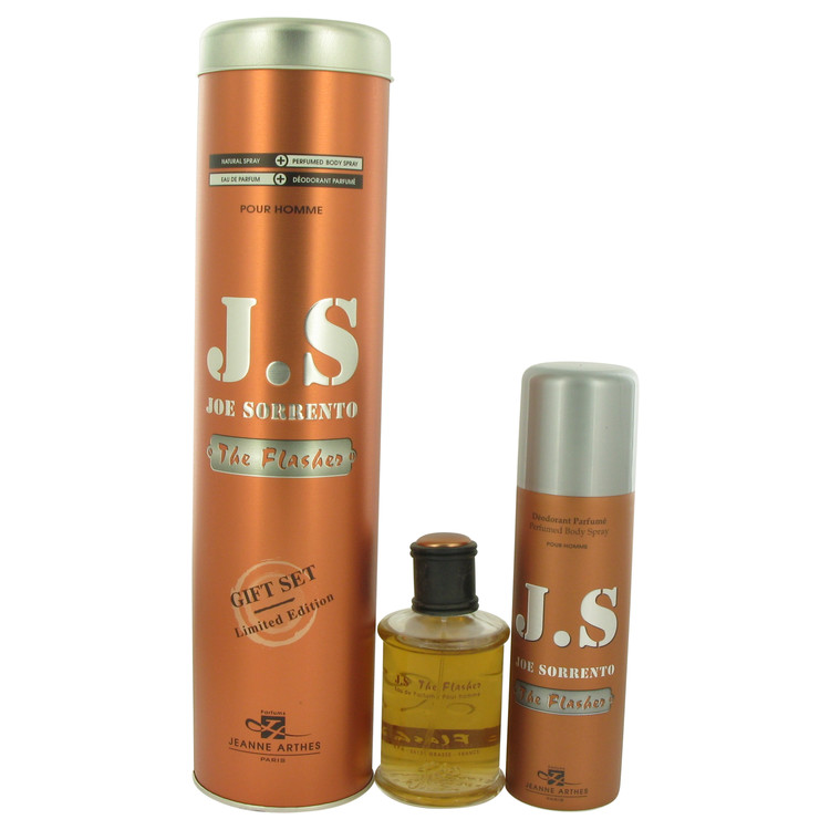 Joe Sorrento Gift Set -- 3.3 Oz Eau De Parfum Spray Plus 6.7 Oz Body Spray Joe Sorrento The Flasher Cologne By Joe Sorrento For Men