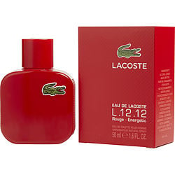 Lacoste 263589 1.6 oz L.12.12 Rouge Energetic Eau De Toilette Spray for Men