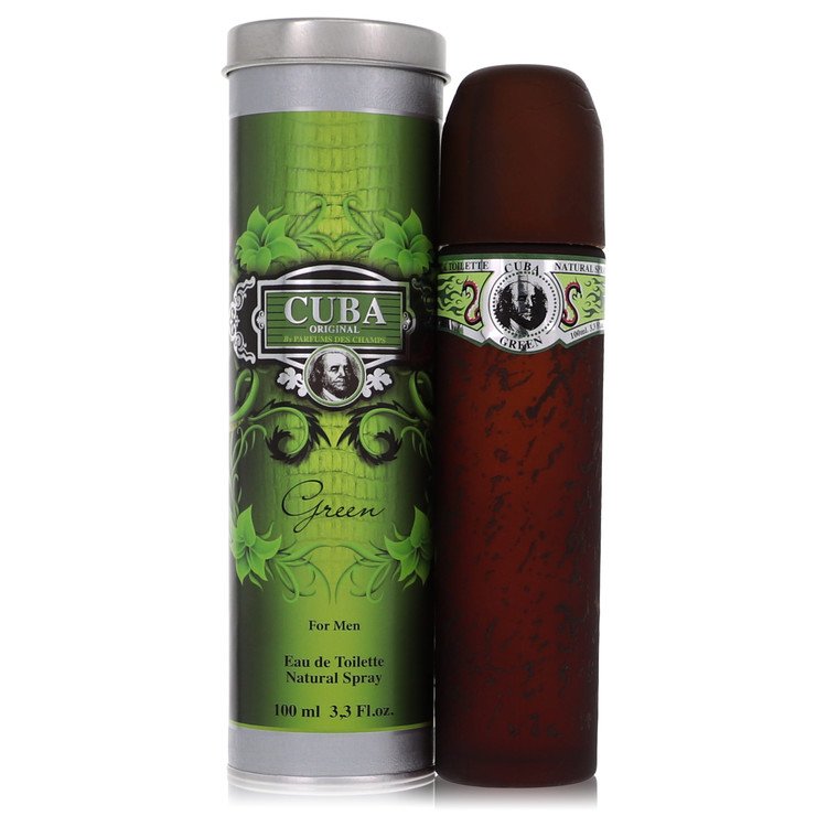 Fragluxe Eau De Toilette Spray 3.4 Oz Cuba Green Cologne By Fragluxe For Men