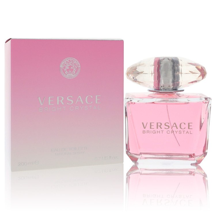 Versace Eau De Toilette Spray 6.7 Oz Bright Crystal Perfume By Versace For Women