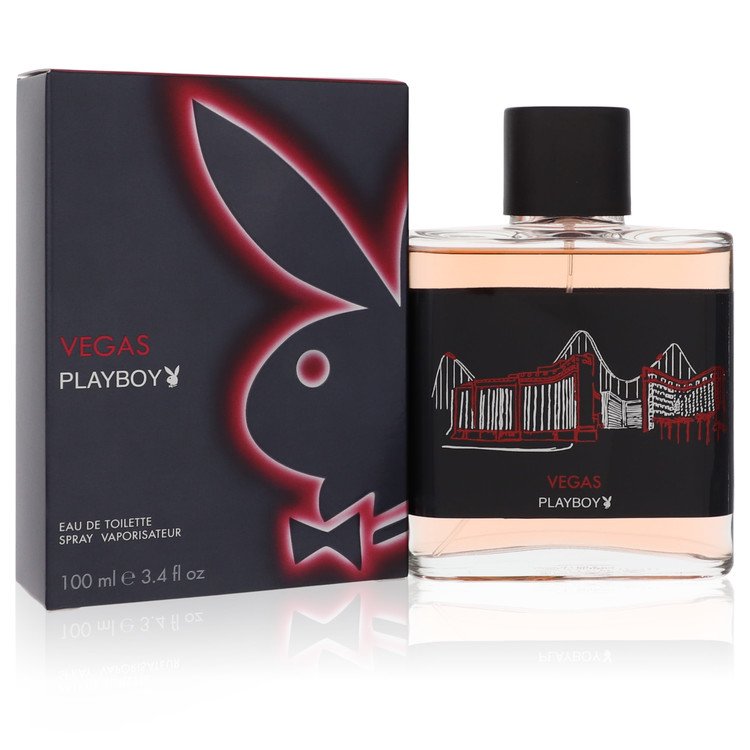 Playboy Eau De Toilette Spray 3.4 Oz Vegas Playboy Cologne By Playboy For Men