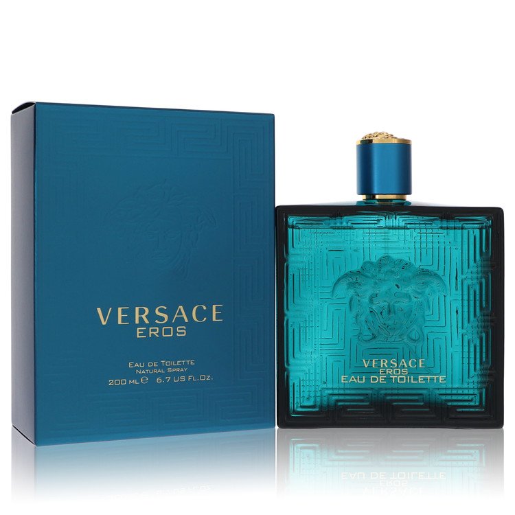 Versace Eau De Toilette Spray 6.7 Oz Versace Eros Cologne By Versace For Men