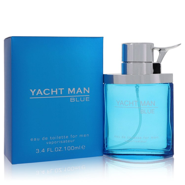 Myrurgia Eau De Toilette Spray 3.4 Oz Yacht Man Blue Cologne By Myrurgia For Men