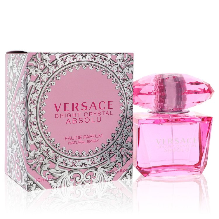 Versace Eau De Parfum Spray 3 Oz Bright Crystal Absolu Perfume By Versace For Women