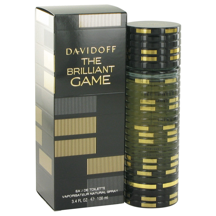 Davidoff Eau De Toilette Spray 3.4 Oz The Brilliant Game Cologne By Davidoff For Men