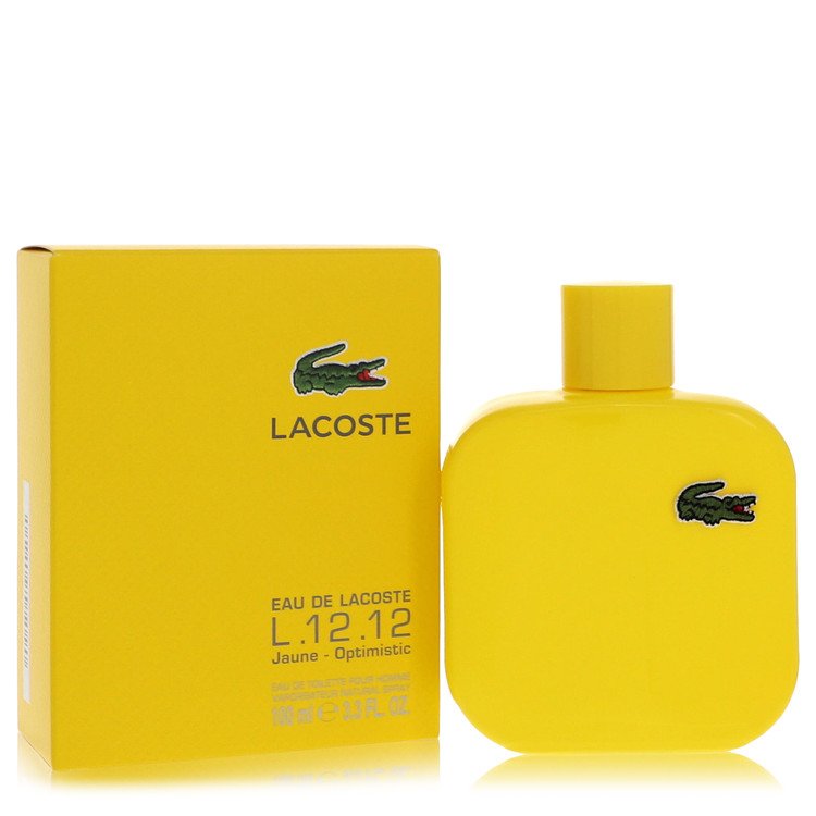 Lacoste Eau De Toilette Spray 3.4 Oz Lacoste Eau De Lacoste L.12.12 Jaune Cologne By Lacoste For Men