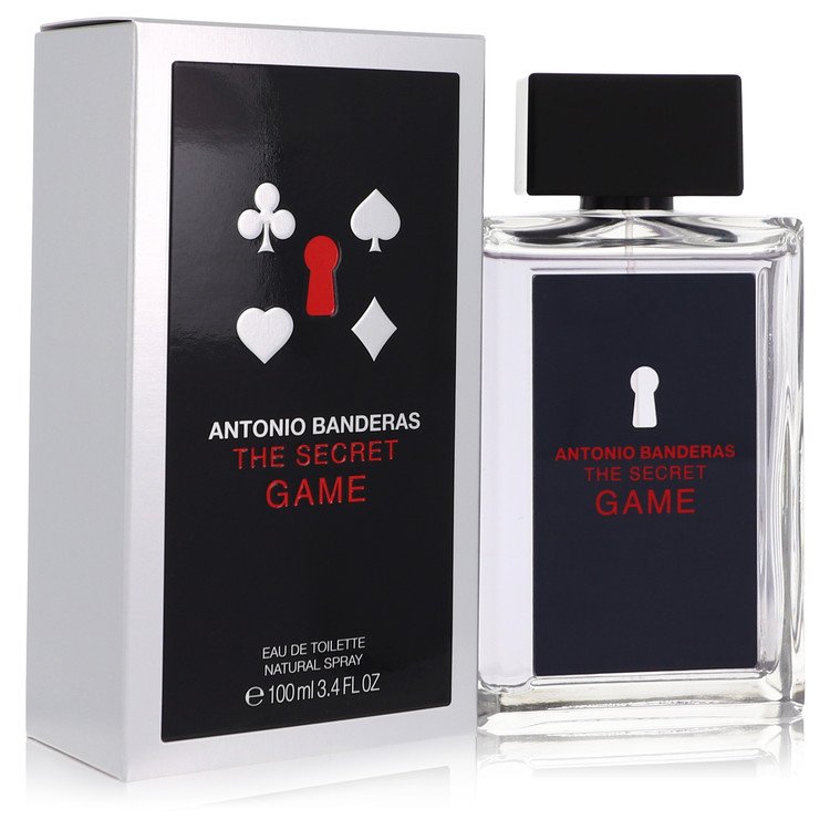 Antonio Banderas Eau De Toilette Spray 3.4 Oz The Secret Game Cologne By Antonio Banderas For Men