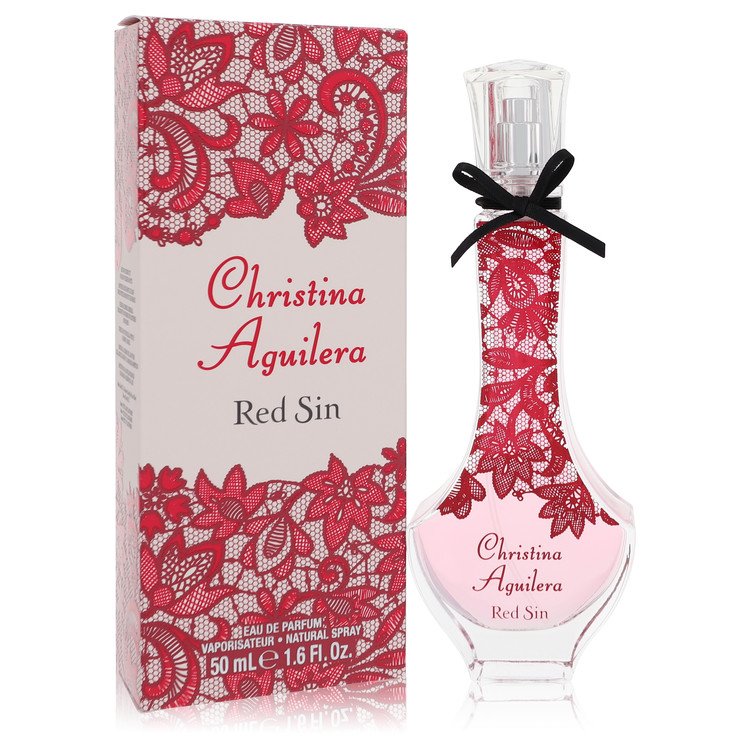 Christina Aguilera Eau De Parfum Spray 1.7 Oz Christina Aguilera Red Sin Perfume By Christina Aguilera For Women