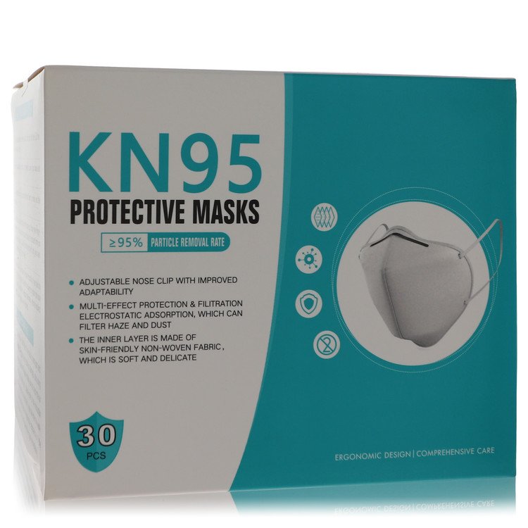 KN95 Thirty (30) Kn95 Masks, Adjustable Nose Clip, Soft Non-woven Fabric, Fda And Ce Approved (unisex) 1 Size Kn95 Mask Perfume By Kn