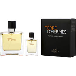 Hermes Terre D'hermes Parfum Spray 2.5 Oz  N  Parfum .42 Oz Mini By Hermes For Men