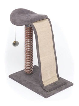 Penn Plax Catf12 Cat Life Lounging Tower With Sisal Slide