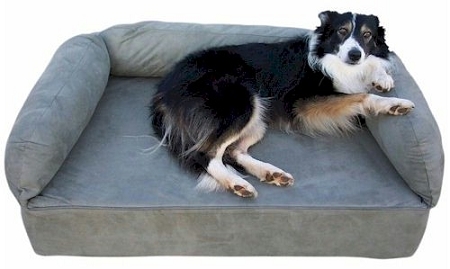 Snoozer Sn-69135 Luxury Sofa Pet Bed - Small /  Memory Foam /  Red