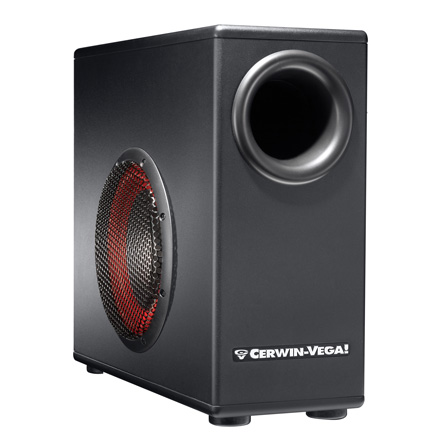 Cerwin Vega Xd-8s 8” Powered Subwoofer With Built-in Amplifier