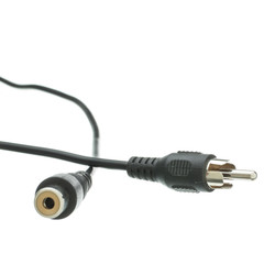 CableWholesale Cable Wholesale 10R1-01212 RCA Audio & Video Extension Cable, RCA Male to RCA Female - 12 ft.