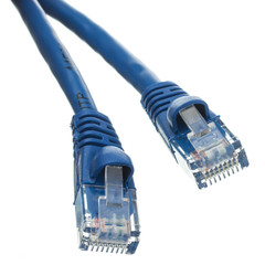 CableWholesale Cat6 Blue Ethernet Patch Cable, Snagless/molded Boot, 150 Foot