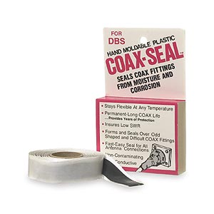 Universal Electronics Coax-seal Hand Moldable Plastic, 60 In. X 1/2 In.