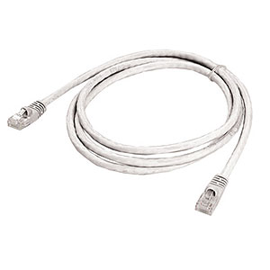 Ziotek CAT6 Patch Cable, W/ Boot 5ft, White