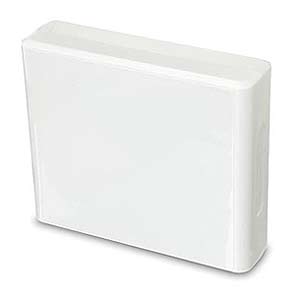 Generic CD Case, Holds 24 Discs, White