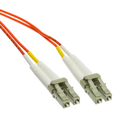 CableWholesale Lc/lc Om1 Multimode Duplex Fiber Optic Cable, 62.5/125, 8 Meter (26.2 Foot)
