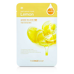 The Face Shop Real Nature Mask - Lemon (brightening) --10x20g/0.7oz By  For Women