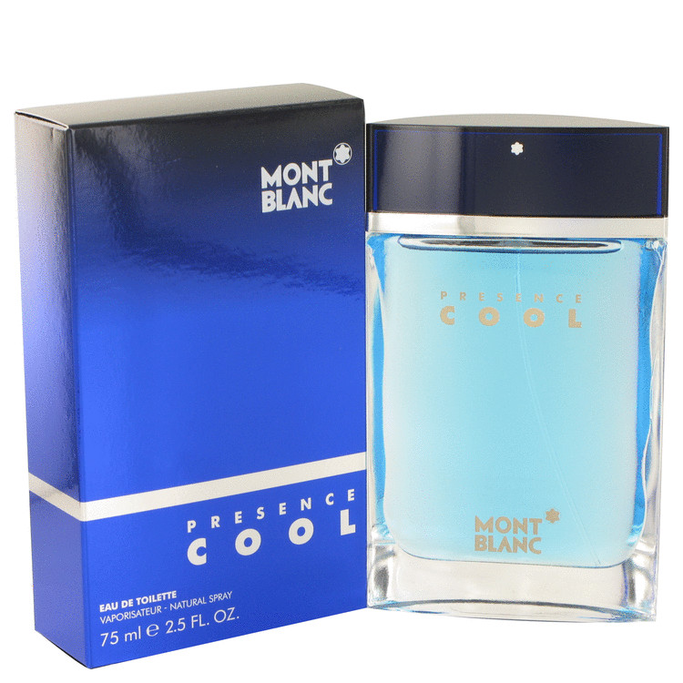 Mont Blanc Eau De Toilette Spray 2.5 Oz Presence Cool Cologne By Mont Blanc For Men