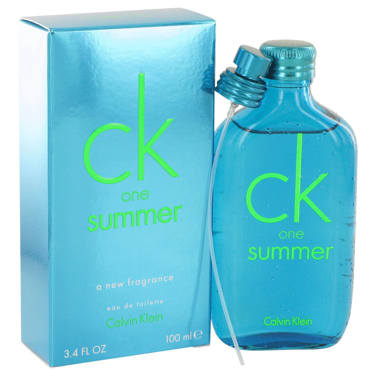 Calvin Klein Eau De Toilette Pour/ Spray (2013) 3.4 Oz Ck One Summer Cologne By Calvin Klein For Men