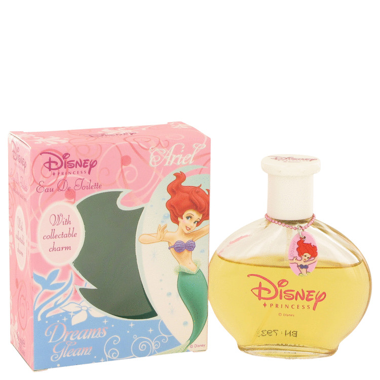 Disney Eau De Toilette Spray With Free Collectible Charm 1.7  Oz Ariel Perfume By Disney For Women