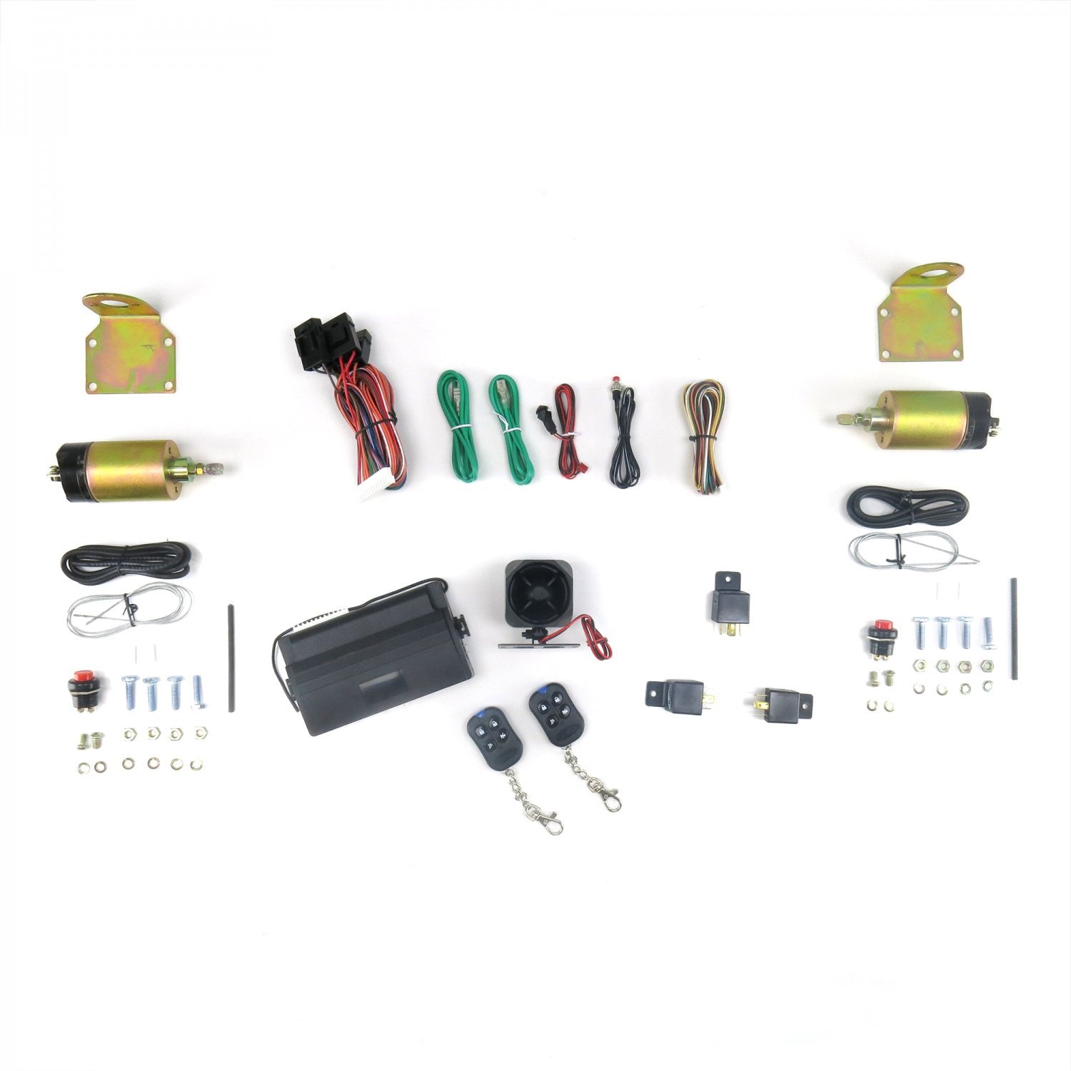 Autoloc 4 Function Alarm 50 Lbs Remote Shaved Door Popper Kit