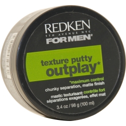 Redken Mens Outplay Texture Putty Maximum Control 3.4 Oz By Redken For Men  N  Women