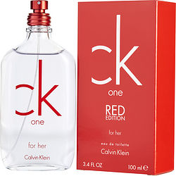 Ck One Red Edition Eau De Toilette Spray 34 Oz Limited Edition By