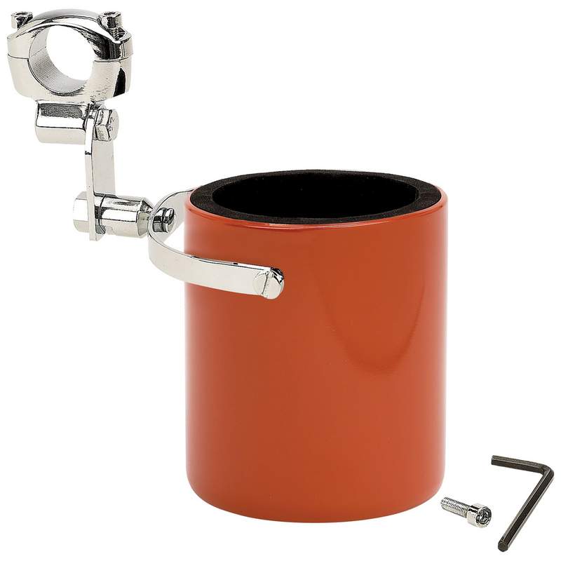BNF Diamond Plate N Trade; Orange Stainless Steel Motorcycle Cup Holder - Non-sized Item