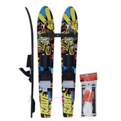 Rave Sports Kid's Rim Trainer Water Recreation Water Skis with Plastic Top