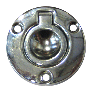 Perko Inc. Perko Round Flush Ring Pull - 2" - Chrome Plated Zinc