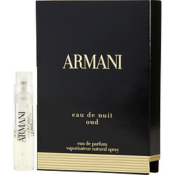 Giorgio Armani Armani Eau De Nuit Oud Eau De Parfum Spray Vial On Card By Giorgio Armani For Men