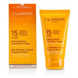 Clarins Sun Wrinkle Control Cream Moderate Protection For Face Spf 15 --75ml/2.7oz By Clarins For Women