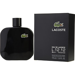 Lacoste Eau De Lacoste L.12.12 Noir Intense Eau De Toilette Spray 5.9 Oz By Lacoste For Men