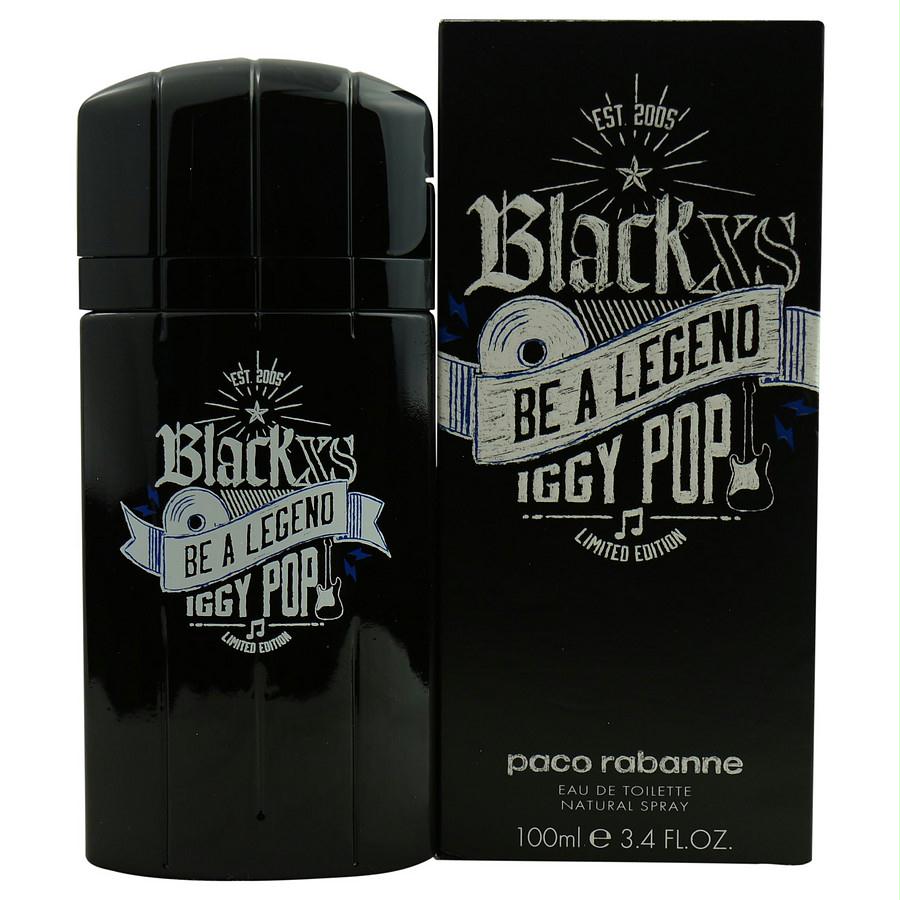 Paco Rabanne Black Xs Be A Legend Iggy Pop By Paco Rabanne Edt Spray 3.4 Oz (limited Edtion)