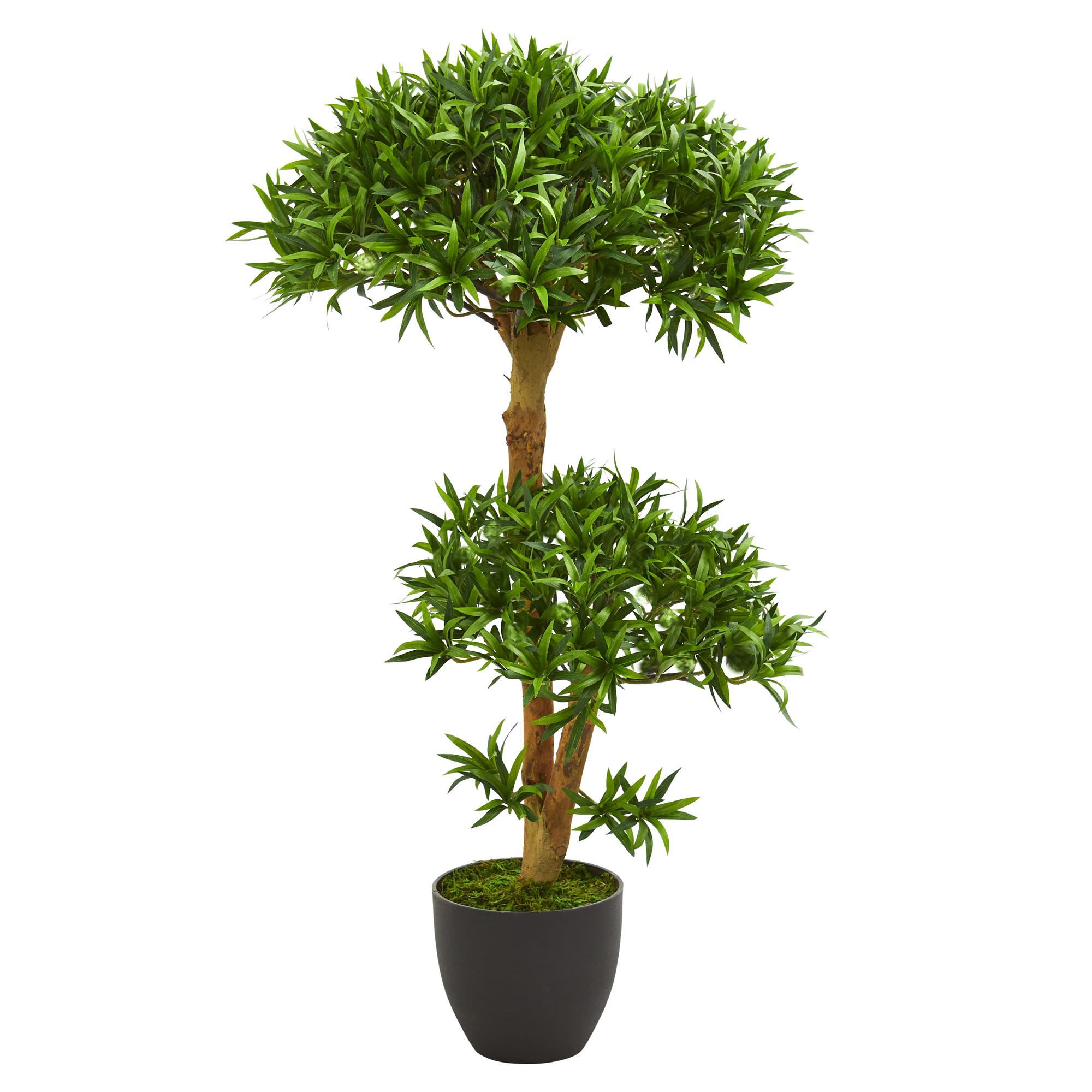 Nearly Natural 3' Bonsai Styled Podocarpus Artificial Tree