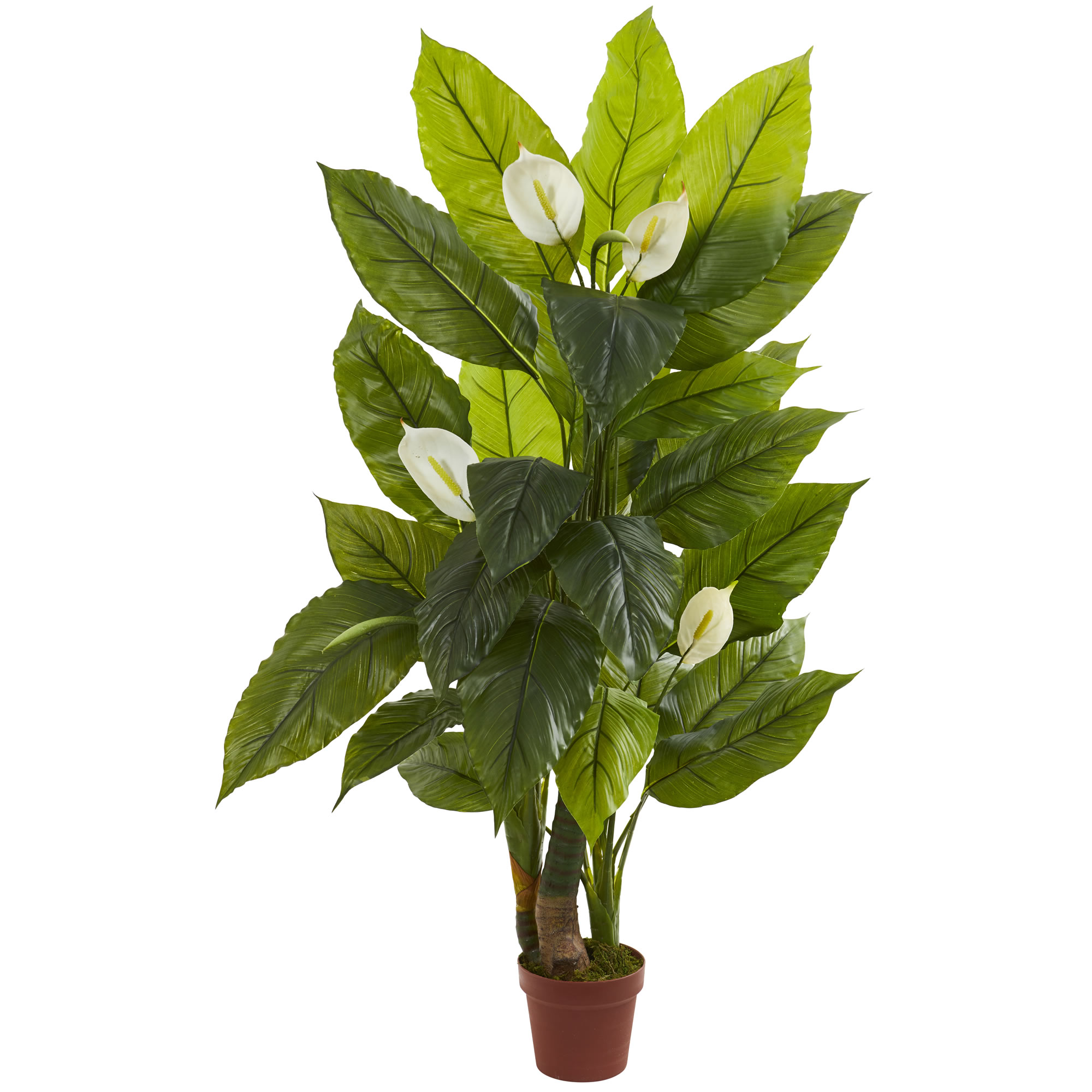 Nearly Natural 4.5’ Spathyfillum Plant (real Touch)