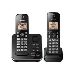 Panasonic KX-TGC362B 2 Handset Expandable Answering Cordless Phone