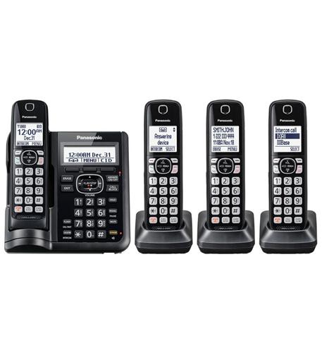 Panasonic Consumer Kx-tgf544b 4hs Cordless Telephone, Itad, Dk, Black