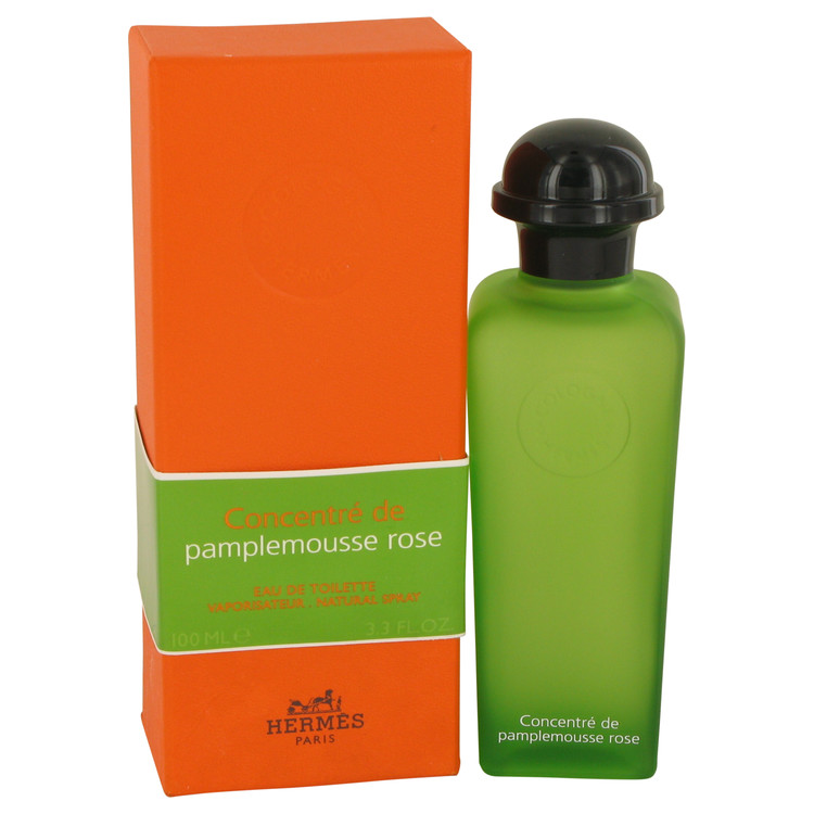 Hermes Concentre Eau De Toilette Spray 3.3 Oz Eau De Pamplemousse Rose Perfume By Hermes For Women