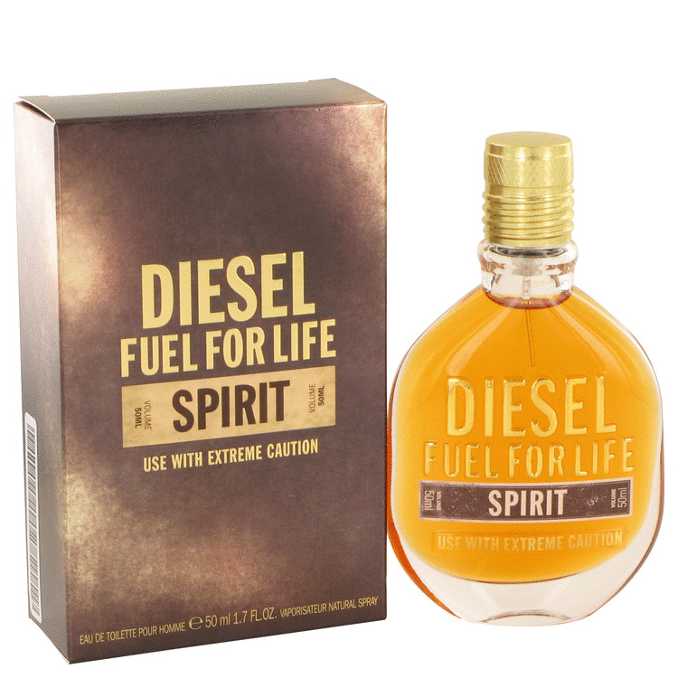 Diesel Eau De Toilette Spray 1.7 Oz Fuel For Life Spirit Cologne By Diesel For Men