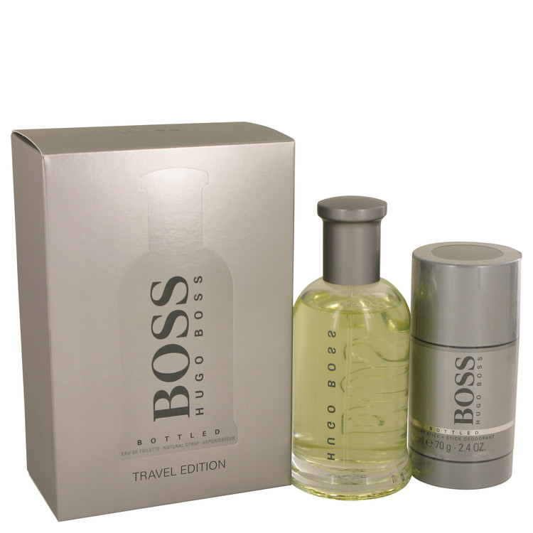 Hugo Boss Gift Set -- 3.3 Oz Eau De Toilette Spray Plus 2.4 Oz Deodorant Stick Boss No. 6 Cologne By Hugo Boss For Men