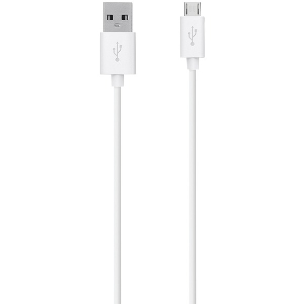 Belkin(r) F2cu012bt04-wht Mixit?(tm) Tangle-free Micro Usb Charge  N  Sync Cable, 4ft (white)
