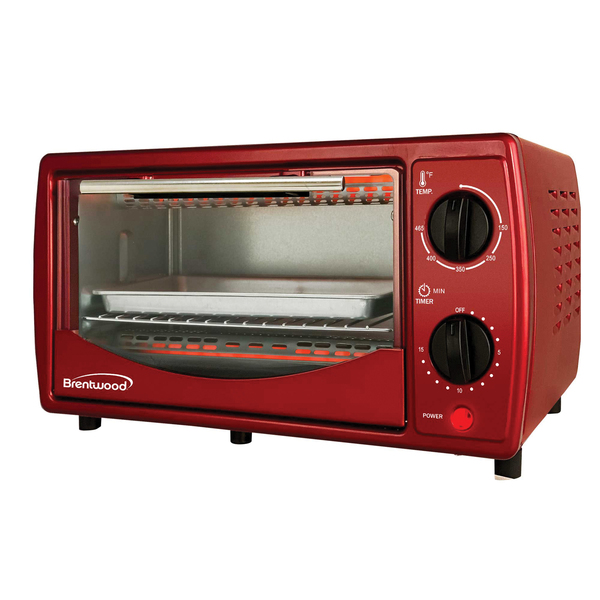 Brentwood Appliances Ts-345r 4-slice Toaster Oven