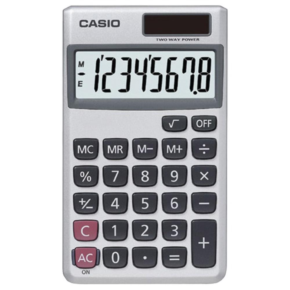 Casio(r) Sl300ve/sl300sv Wallet Solar Calculator With 8-digit Display