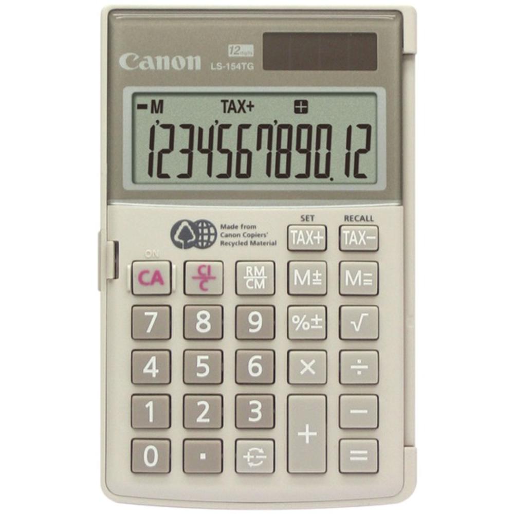 Canon(r) Ls-154tg 12-digit Handheld Calculator