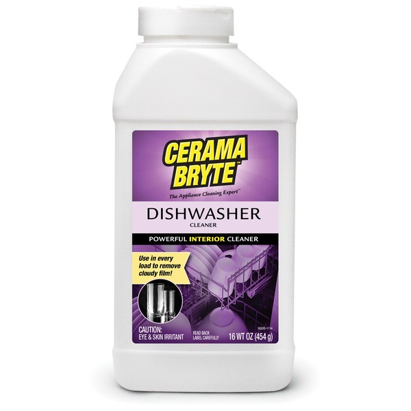 CERAMA BRYTE(R) cerama bryte-34616 powerful interior dishwasher cleaner, 16 ounce, (1 count), white