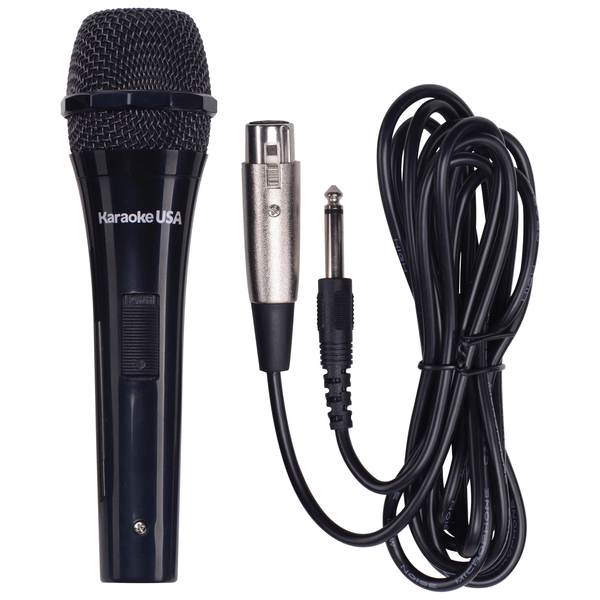 Karaoke Usa(tm) M189 Professional Dynamic Microphone With Detachable Cord